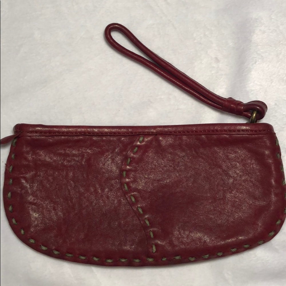 Lucky Brand Leather wristlet